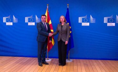 Zaev-Mogherini: Plani për zgjerim të BE-së duhet t’i përfshijë të gjitha shtetet e Ballkanit Perëndimor