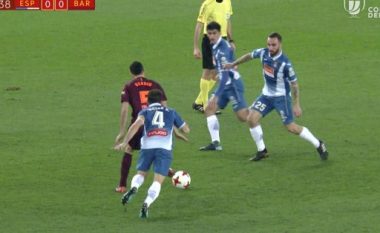 Busquets me disa lëvizje maestrale i jep leksione lojtarëve të Espanyolit (Video)