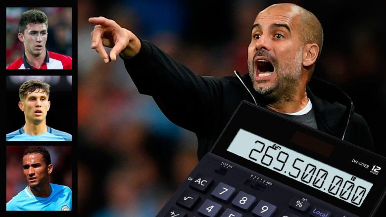 Pep Guardiola dhe Manchester City kanë harxhuar 269.5 milionë euro vetëm për mbrojtës (Foto)