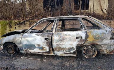 Policia: Vetura e djegur në veri dyshohet të jetë e lidhur me rastin e vrasjes së Ivanoviqit