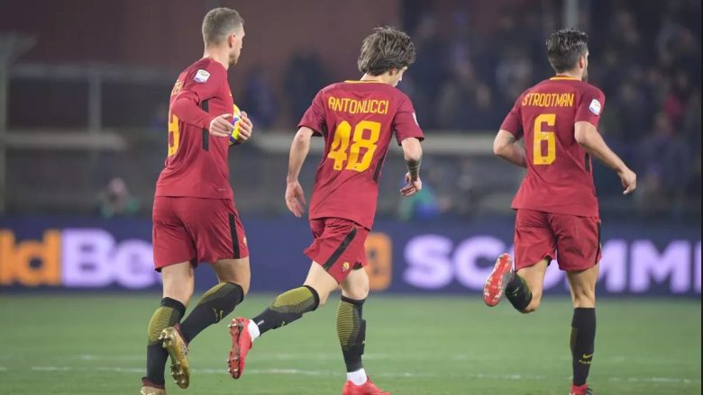 Antonucci bën një tatuazh domethënës pasi asistoi në debutimin e tij me Romën – E refuzoi Manchester Unitedin pasi ëndërron të bëhet si Totti te ‘Giallorosët’ (Foto/Video)