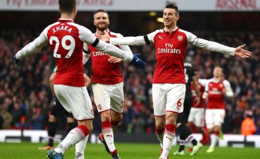 Arsenal 4-1 Crystal Palace: Notat e Xhakës, Mustafit dhe të tjerëve (Foto)