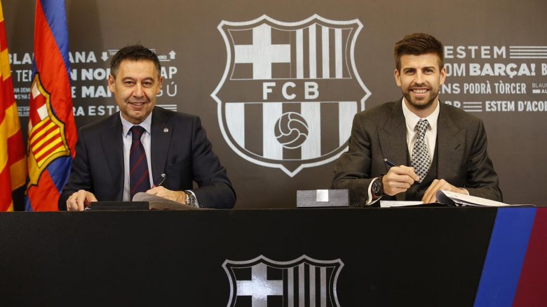 Zyrtare: Pique rinovon me Barcelonën deri në vitin 2022