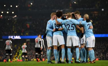 Man City i kthehet fitoreve, mposht Newcastlen falë het-trikut të Agueros (Video)