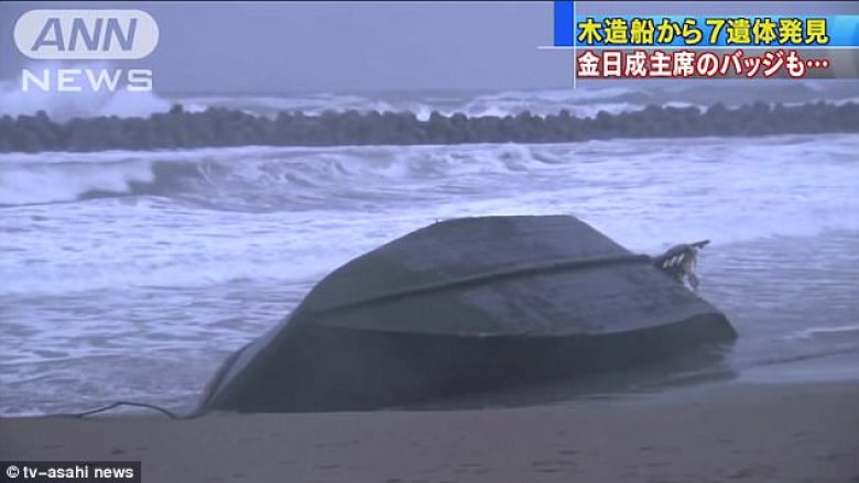 Në brigjet e Japonisë është gjetur ‘barka fantazmë’ nga Koreja e Veriut, me tetë të vdekur brenda (Foto)
