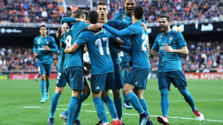 Valencia 1-4 Real Madrid, notat e lojtarëve (Foto)