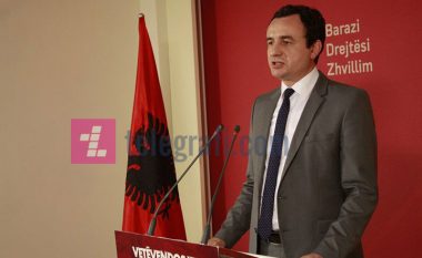 Albin Kurti, i vetmi kandidat për kryetar të VV-së