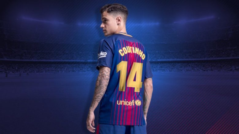 Coutinho merr numrin 14 te Barcelona