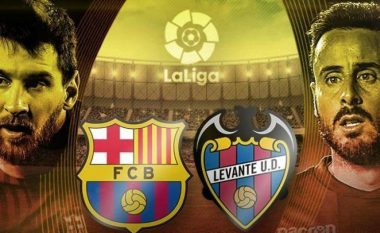 Barcelona – Levante, formacionet zyrtare