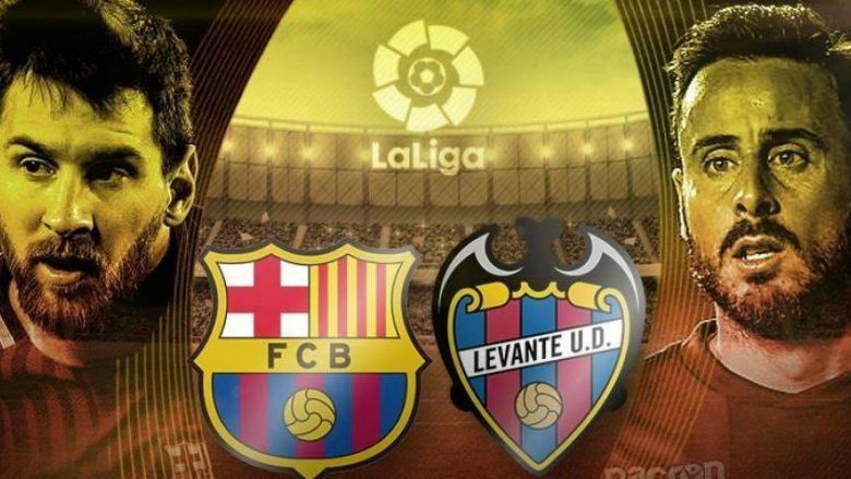 Barcelona – Levante, formacionet zyrtare