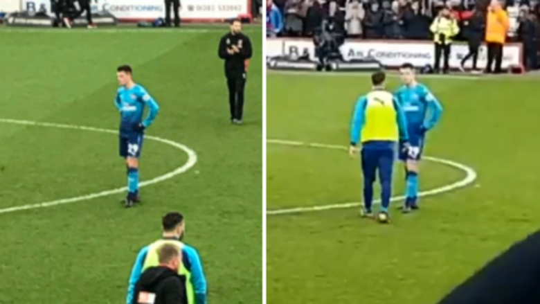 Teksa të gjithë përshëndetshin me njëri-tjetrin, Xhaka nuk e kapërdinte humbjen ndaj Bournemouthit (Video)