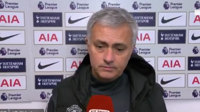 Mourinho i nervozuar në deklaratën pas humbjes nga Tottenhami (Video)