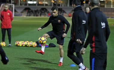 Coutinho zhvillon stërvitjen e parë me bashkëlojtarët e tij te Barcelona (Foto)