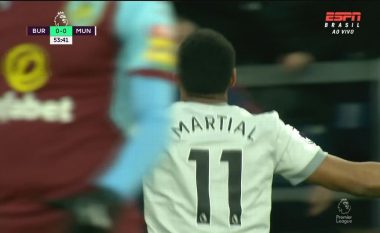 Martial i jep epërsinë Unitedit ndaj Burnleyt (Video)