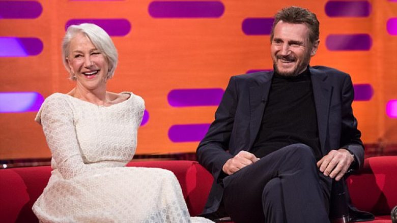 Intervista në televizion që bashkoi çiftin e njohur Helen Mirren dhe Liam Neeson (Foto)