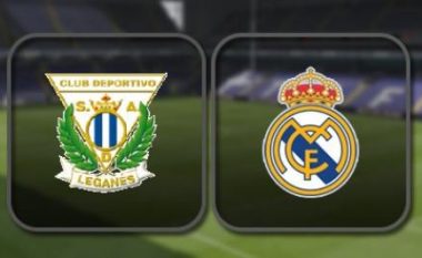 Leganes – Real Madrid, formacionet zyrtare të ndeshjes së parë çerekfinale të Copa del Rey