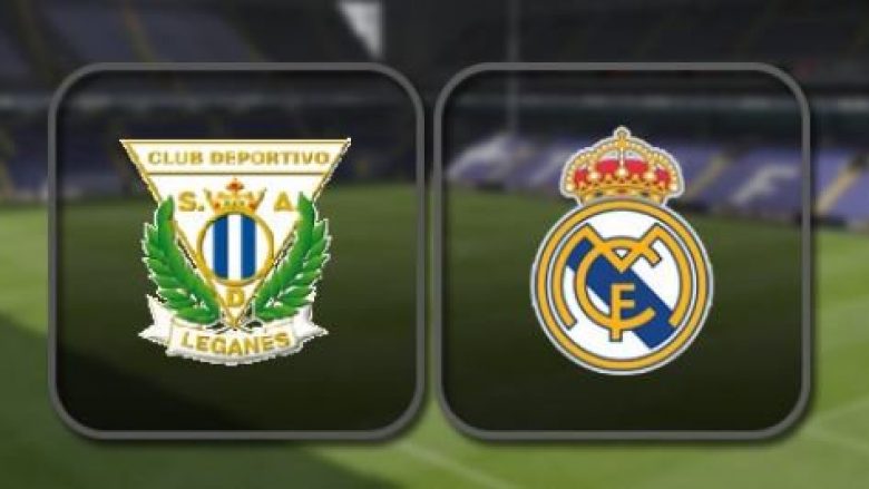 Leganes – Real Madrid, formacionet zyrtare të ndeshjes së parë çerekfinale të Copa del Rey