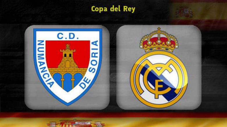 Numancia – Real Madrid, formacionet zyrtare