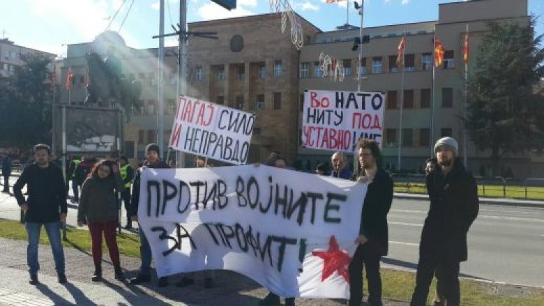 Në Shkup protestohet kundër NATO-s (Foto)