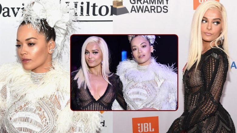 Rita Ora dhe Bebe Rexha u bënë bashkë për të pozuar para fotografëve (Foto)