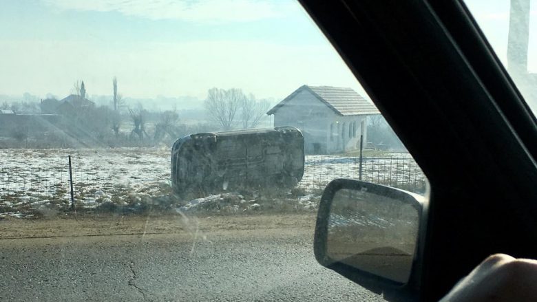 Aksident në Lluzhan të Podujevës (Foto)