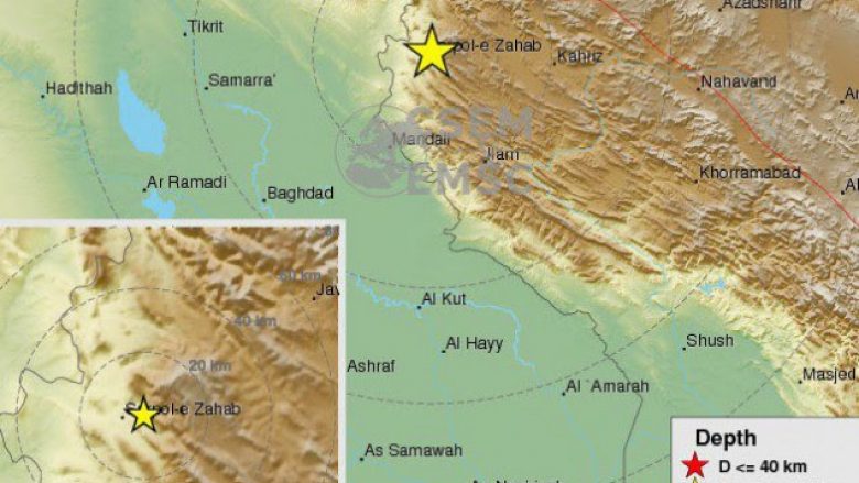 Tërmet në Iran