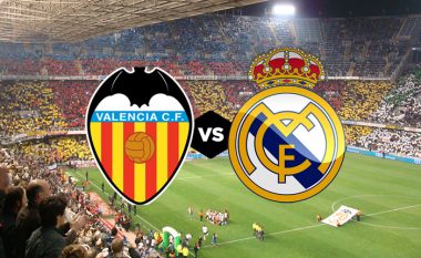 Formacionet zyrtare: Valencia – Real Madrid