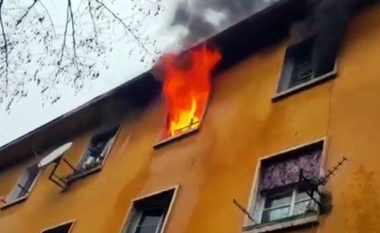 Zjarri përfshin një banesë në Tiranë, humb jetën një 85-vjeçar
