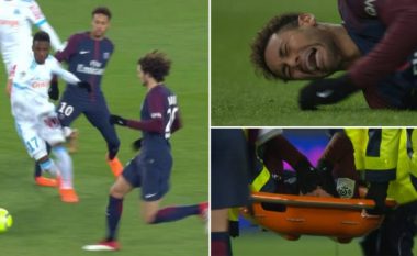 Neymar lëndohet ndaj Marseilles, lë fushën duke qarë