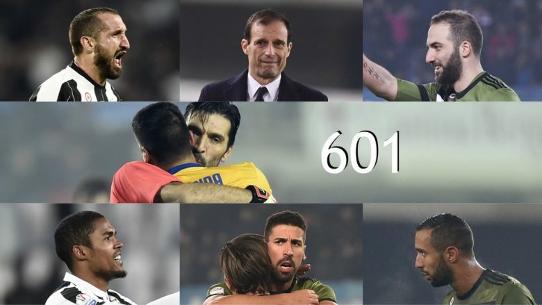 Juventus ka tubuar 598 pikë në shtatë vite, përcjellët nga Napoli, Roma dhe Lazio