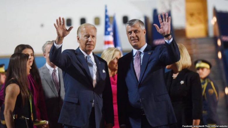 Joe Biden letër Thaçit për dhjetëvjetorin e Pavarësisë