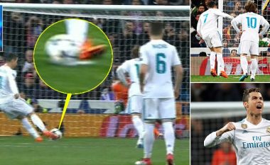 ‘Misteri’ i penalltisë së Ronaldos: Topi ngrihet kur ai e godet, por a duhej të anulohej (Foto/Video)