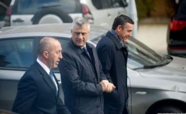 Thaçi, Haradinaj e Veseli në takim me Listën Serbe