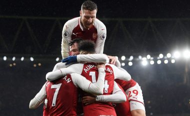 Arsenal 5-1 Everton: Notat e Xhakës, Mustafit dhe të tjerëve (Foto)