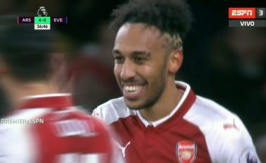 Debutim ëndrrash, Aubameyang shënon golin e parë për Arsenalin (Video)