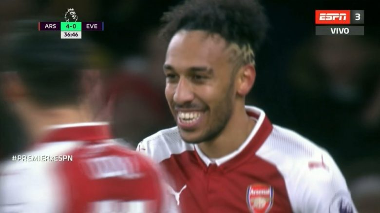 Debutim ëndrrash, Aubameyang shënon golin e parë për Arsenalin (Video)