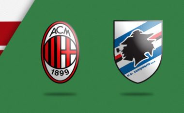 Milan – Sampdoria, formacionet zyrtare