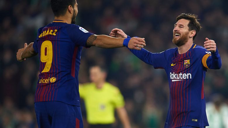 Messi dhe Suarez së bashku kanë shënuar 42 gola, lënë pas 74 klube në top ligat evropiane