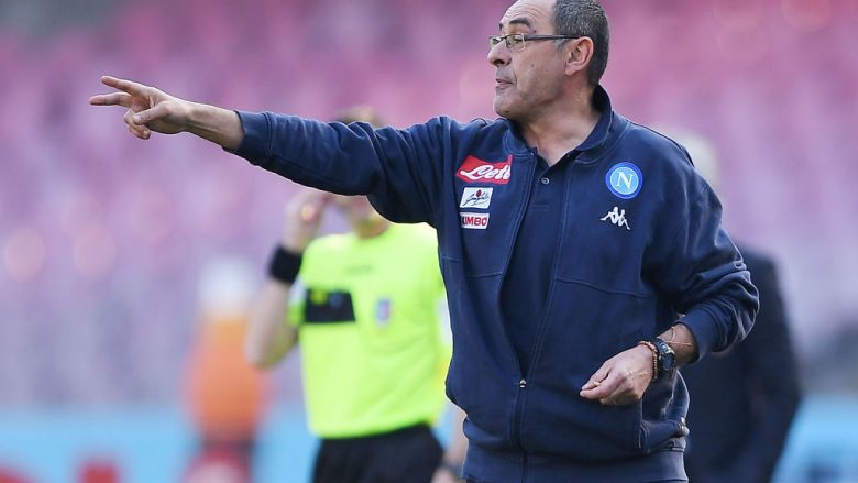Katër klube të mëdha janë vënë pas trajnerit të Napolit, Maurizio Sarrit