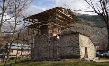 Kisha e Ristozit në Mborje, në fazën e fundit të restaurimit (Video)