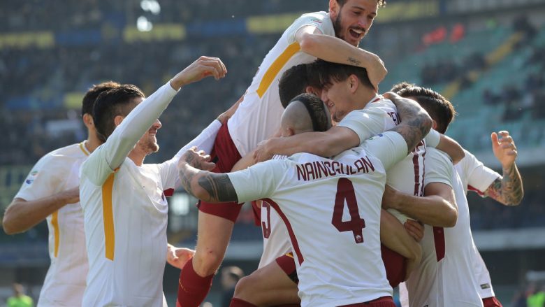 Roma rikthehet te fitorja pas gjashtë ndeshjeve në Serie A (Video)