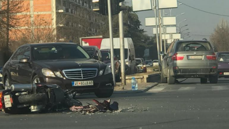 Stevçe Jakimovski aksidentoi një motoçiklist (Foto)