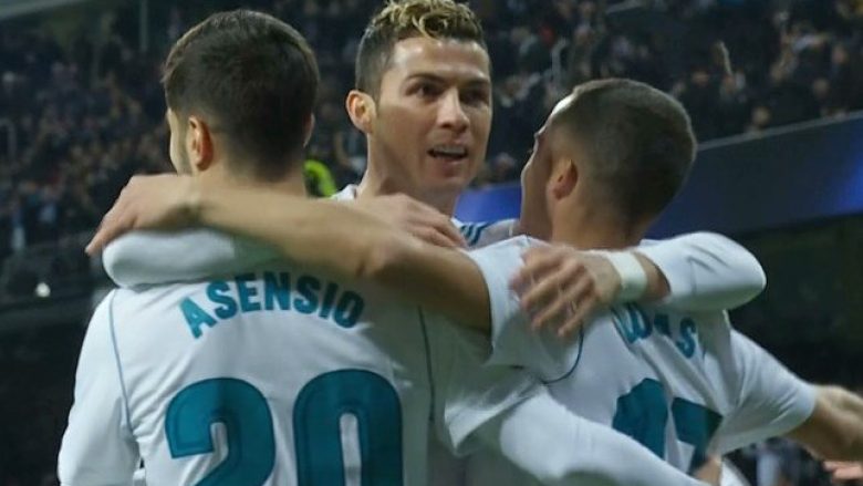 Katër gola nga Real: Vazquez zhbllokon rezultatin, Asensio dhuron magji me lëvizje – CR7 shënon dy gola dhe Kroos një perlë (Video)