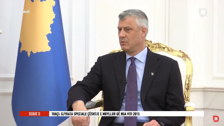 Thaçi: Gjykata Speciale, çështje e mbyllur që nga viti 2015 (Video)