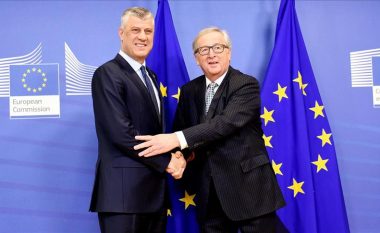 Thaçi merr urim nga Presidenti i Komisionit Europian, Juncker