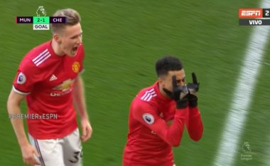 Lingard kalon Unitedin në epërsi ndaj Chelseat (Video)