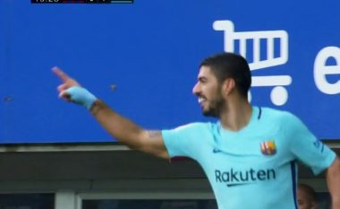 Suarez kalon Barçën në epërsi pas asistimit perfekt nga Messi (Video)
