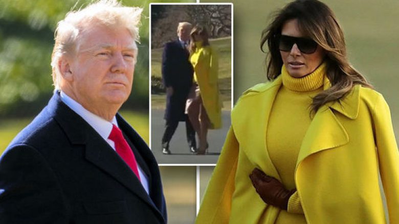 Trump përpiqet të kap dorën e Melanias, por dështon, e gazetarëve nuk u ik as edhe ky detaj (Video)