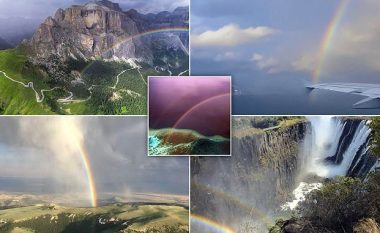 Pamje të kapura në disa vende të ndryshme të botës: Imazhe mahnitëse të ylberit, të cilat me siguri do t’ju pëlqejnë (Foto)