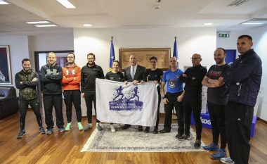 Haradinaj përkrah maratonistët për “Shtegun e Shpresës”